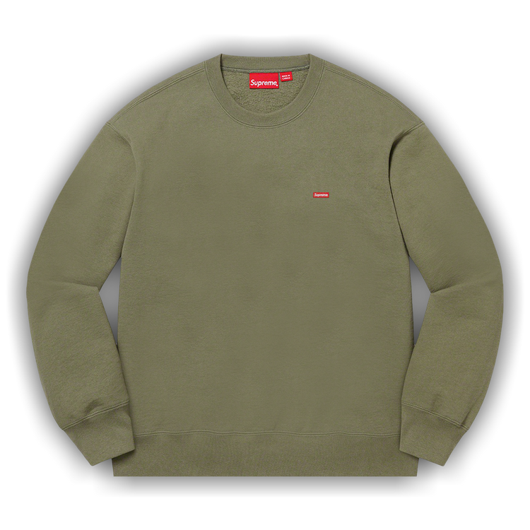 トップス Supreme Small Box Crewneck Olive Buy Supreme Small Box Crewneck 'Light Olive' - FW21SW68 LIGHT
