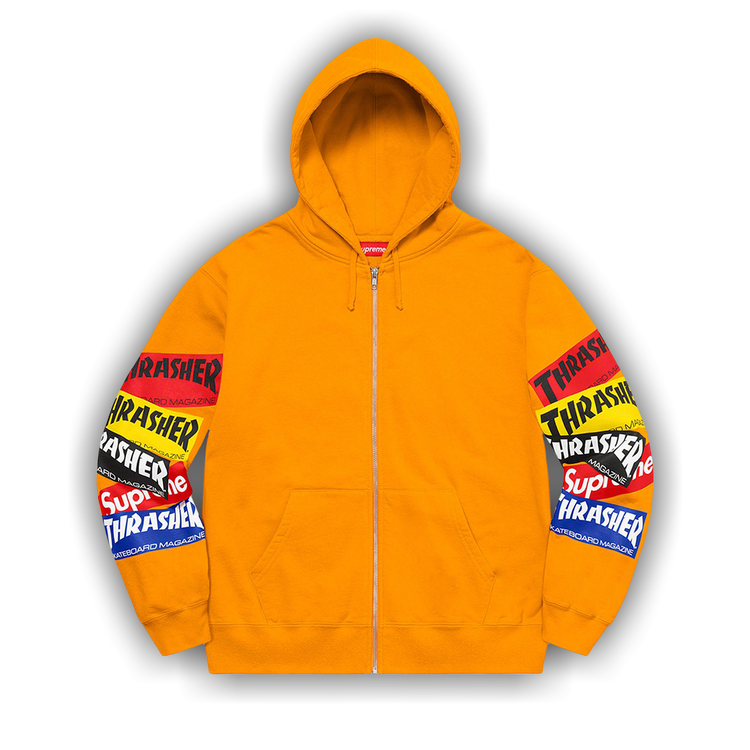 Buy Supreme x Thrasher Multi Logo Zip Up Hooded Sweatshirt