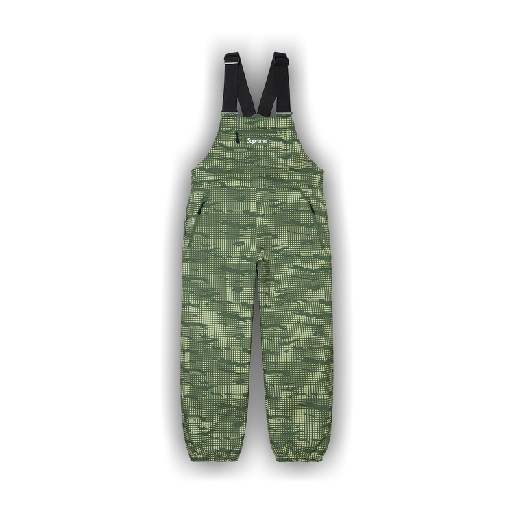 Buy Supreme WINDSTOPPER Overalls 'Olive Grid Camo' - FW21P37