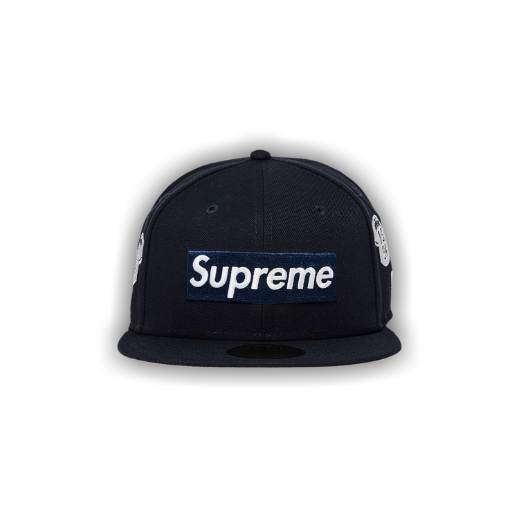 Size 7 1/2 Supreme Jerseys Box Logo New Era 'Navy'