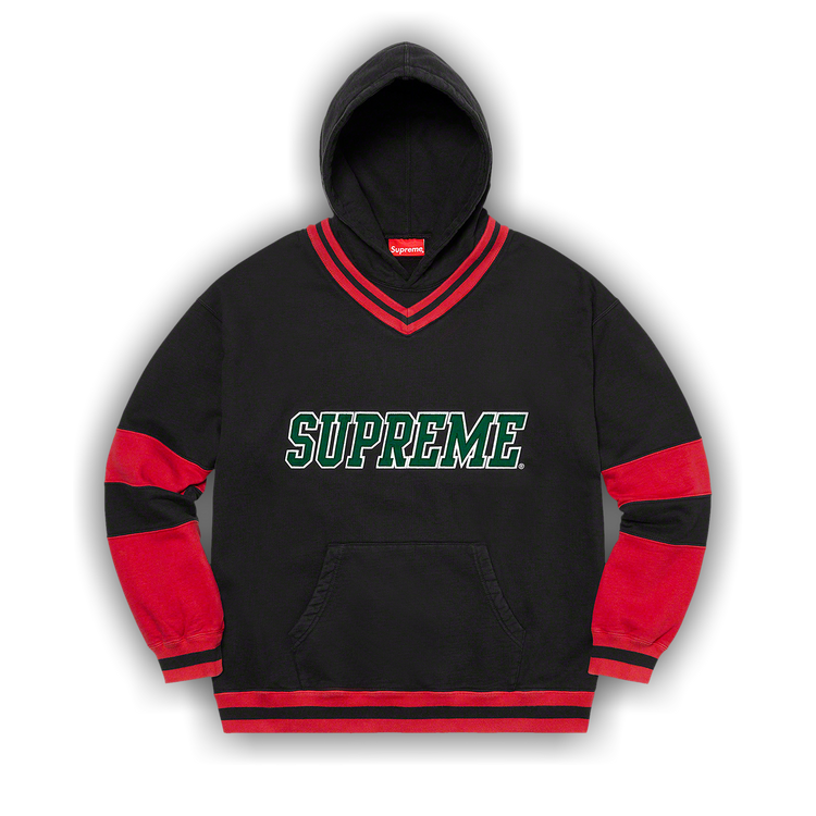 Puffy Jacket Supreme Puffy Hockey Pullover Black Supreme Jacket