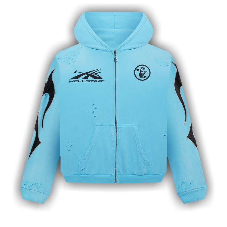 Hellstar ジャケット Mサイズ Hellstar Sports Zip-Up Sweatshirt Grey - SS24 - US