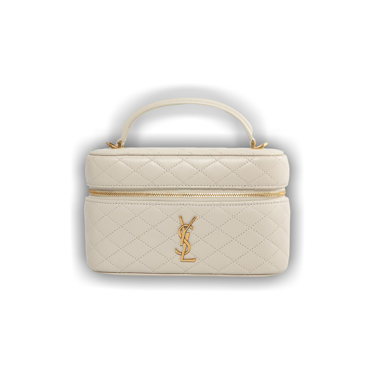Buy Saint Laurent Mini Gaby Vanity Bag 'Soft Cream' - 766731