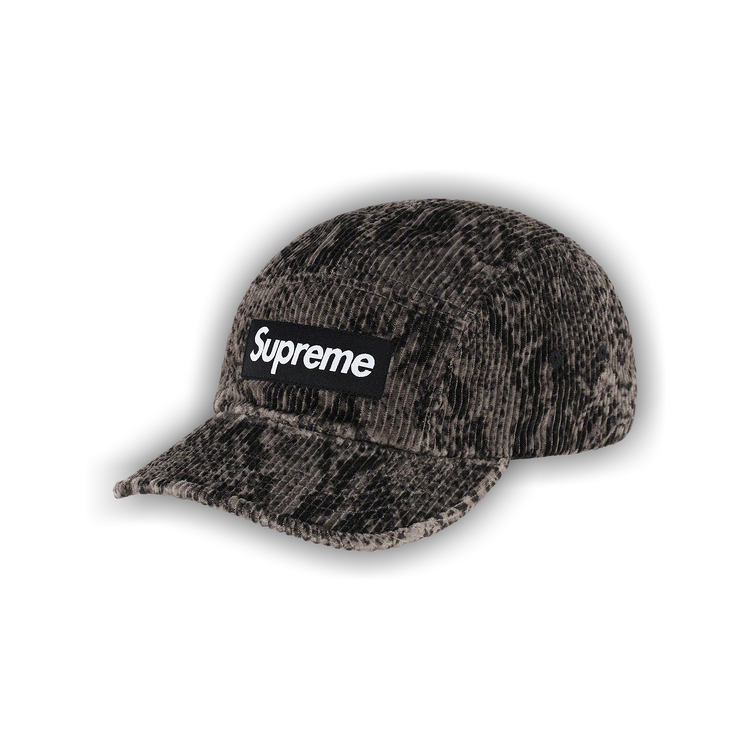 帽子 Supreme snakeskin corduroy camp cap Fall/Winter 2020 Preview – Supreme