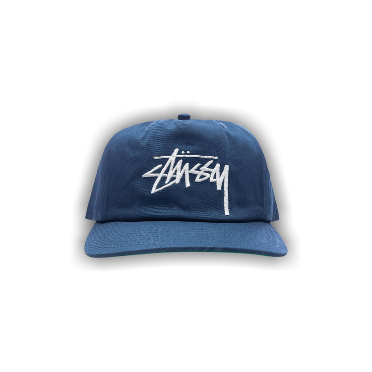 【Stussy】 MID-DEPTH STUSSY DESIGNS SNAPBACK NAVY Buy Stussy Mid-Depth StüSsy Designs Snapback 'Navy
