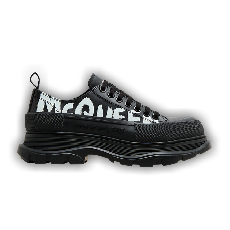 Buy Alexander McQueen Tread Slick Lace-Up 'Graffiti Logo