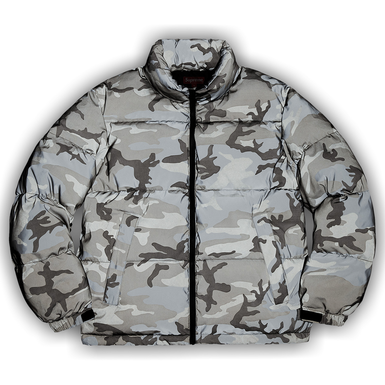 Reflective camo down jacket supreme outlet