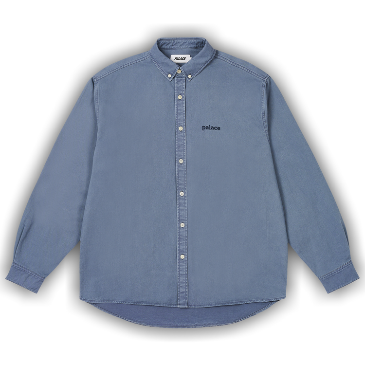 Buy Palace Oxford Shirt 'Navy' - P27SHT007 | GOAT