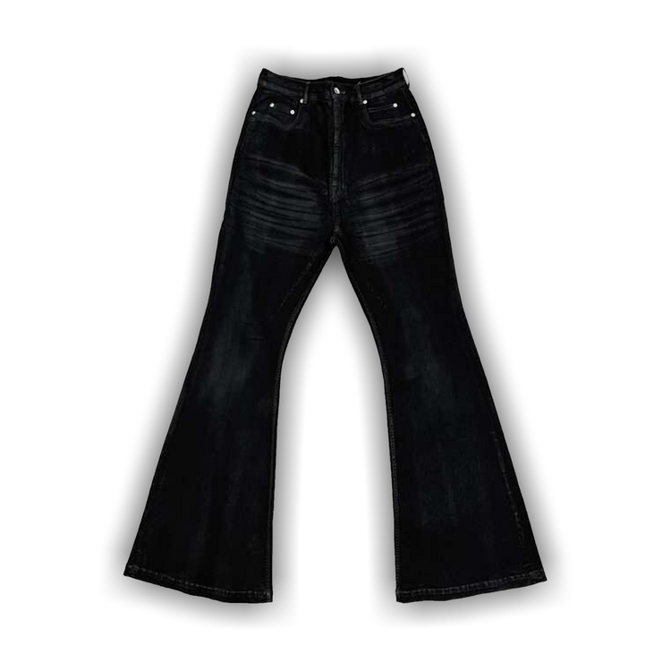 Buy Rick Owens DRKSHDW Bolan Bootcut Jeans 'Black Wax