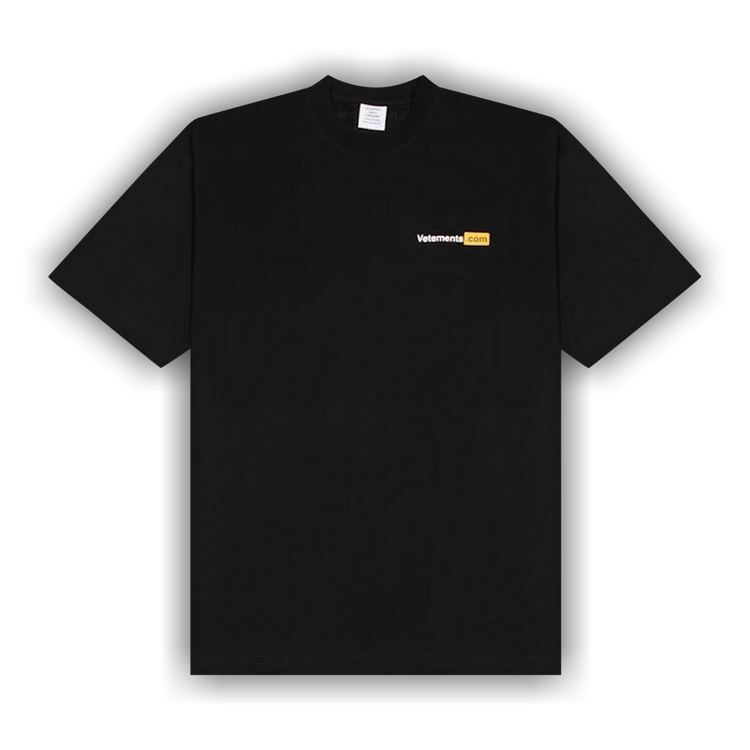 VETEMENTS UA66CW610BBLACK 関税送料込 VETEMENTS sweatshirt Embroidered Logo Oversized PRM EU