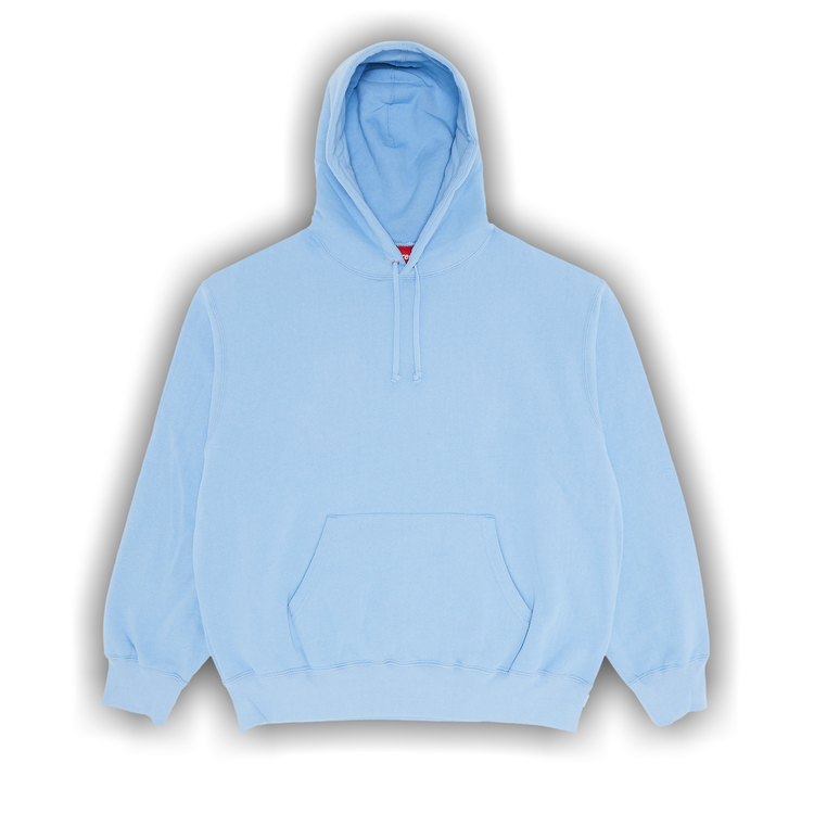 Buy Supreme Satin Appliqué Hooded Sweatshirt 'Light Blue' - FW24SW37 LIGHT  BLUE | GOAT