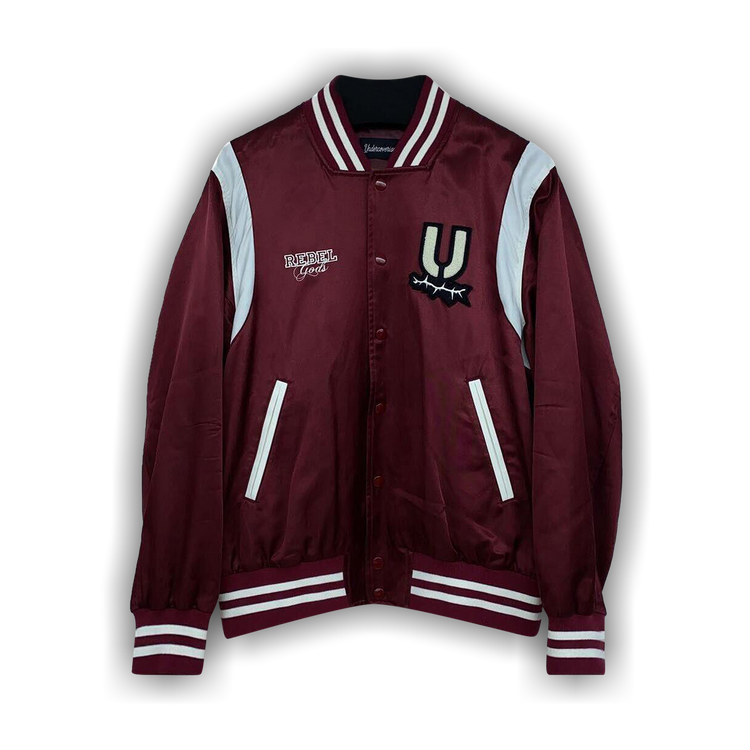 Buy Undercover Rebel Gods Varsity Jacket 'Bordeaux