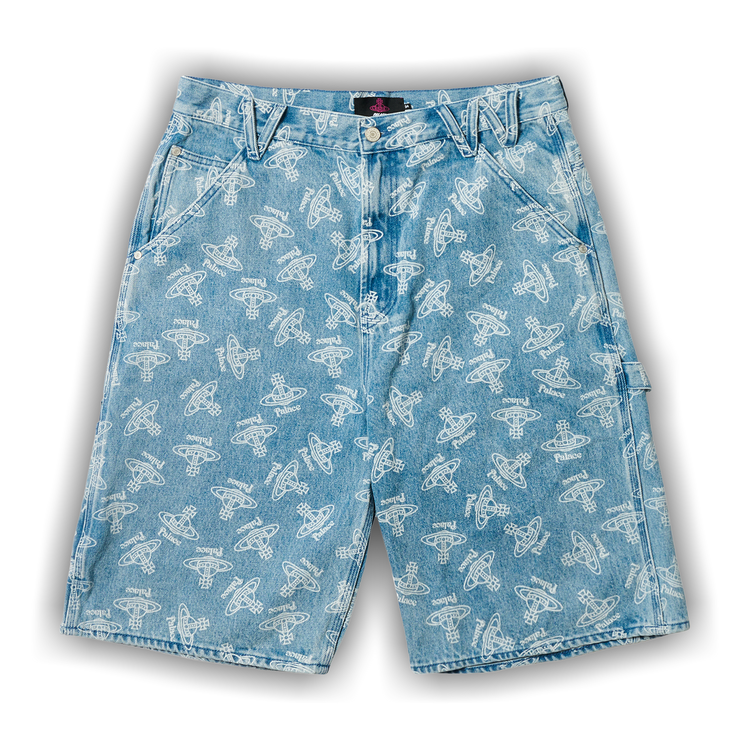 Buy Palace x Vivienne Westwood Denim Short 'Orb Stone Wash