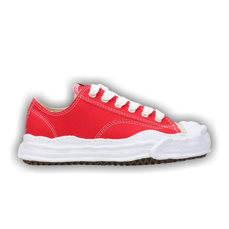 MIHARA YASUHIRO｜SNEAKERS (A11FW719 RED) PETERSON original vintage color sole canvas Low-Top sneaker