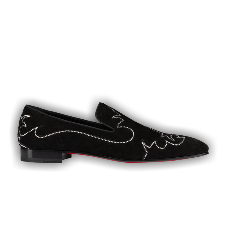 Buy Christian Louboutin Dandysiago Loafer 'Black Strass' - 3240718