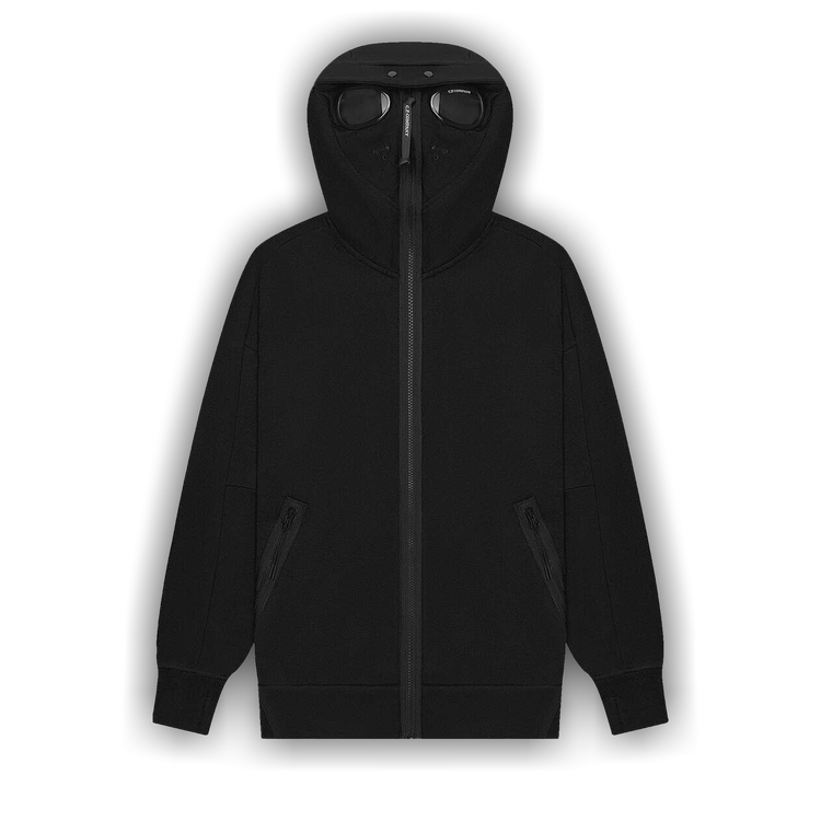 CP COMPANY｜HOOD/ZIP-UP (17CMSS027A 005086W M94) C.P. Company DIAGONAL RAISED FLEECE GOGGLE ZIPPED HOODED