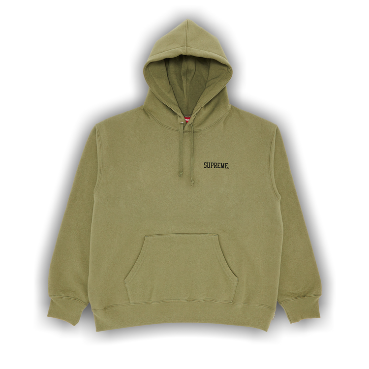 Buy Supreme Anarchy Hooded Sweatshirt Light Olive FW24SW35 LIGHT OLIVE GOAT