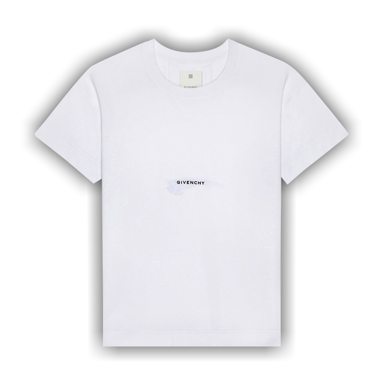 Tシャツ・カットソー GIVENCHY Men T Shirts BM71MG3YPD272 White T-shirt Givenchy Varsity Logo T-Shirt BM71MG3YPD-272 | FLEXDOG