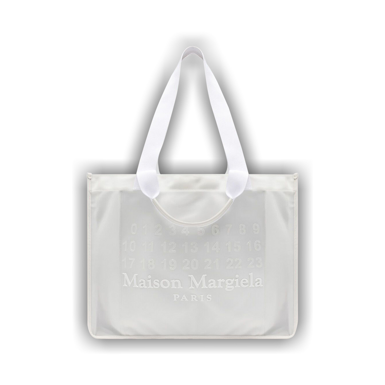 Buy Maison Margiela Large Cabas Shopping Bag 'White/White