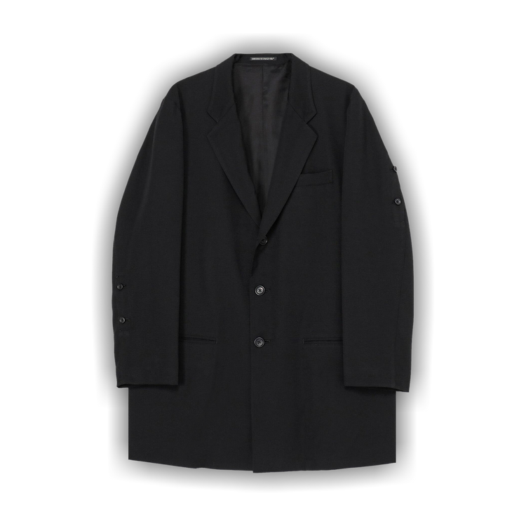 ジャケット・アウター yohjiyamamoto pour homme 23SS BIG JKT Buy Yohji Yamamoto Pour Homme N- Button Big Jacket 'Black' - HO