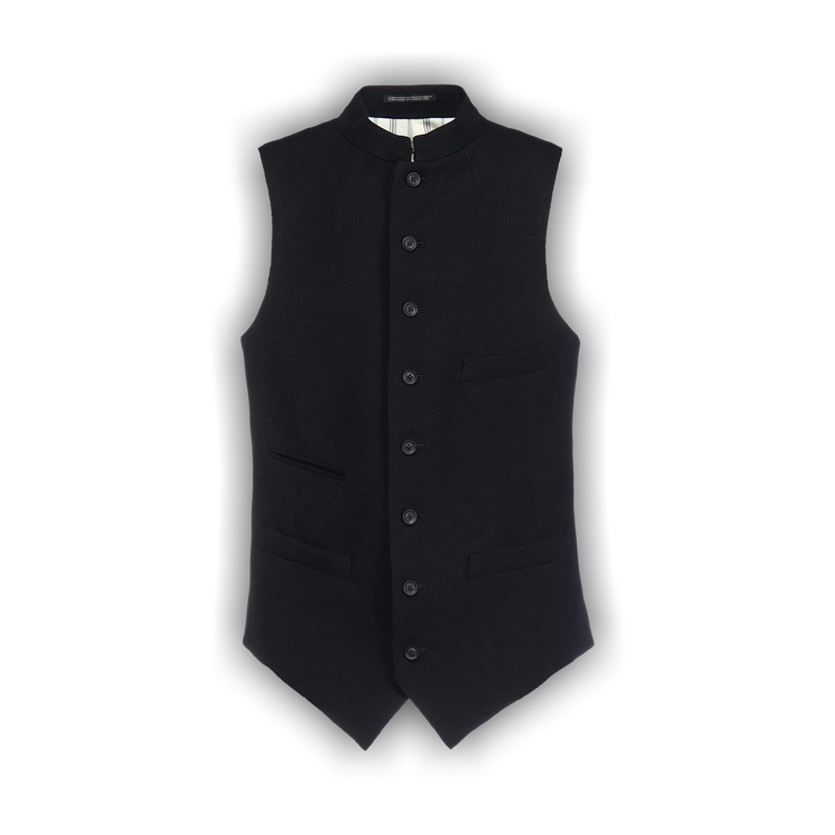 Buy Yohji Yamamoto Pour Homme A-Stand Vest 'Black' - HO V06 101 1