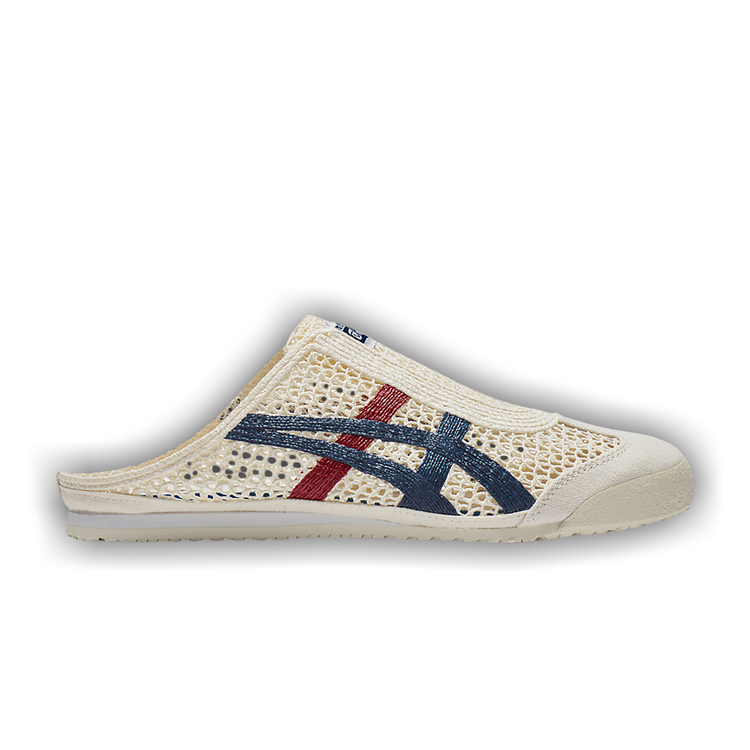 ★ Onitsuka Tiger ★ Mexico 66 Sabot Cream Mako Blue Onitsuka Tiger Unisex Mexico 66 Sabot Cream / Mako Blue Slip Ons