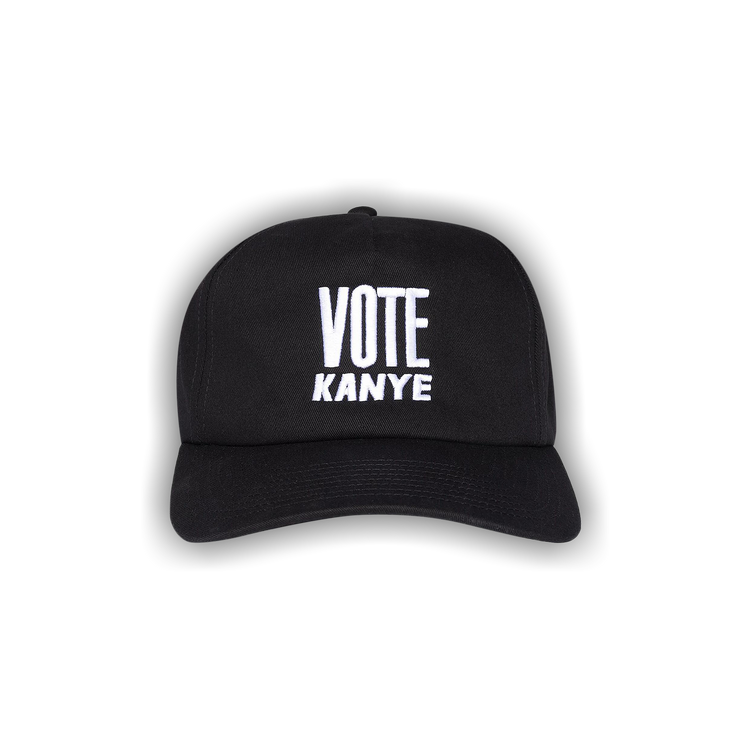 vote kanye cap black 大統領選 Kanye West Vote Kanye Hat Black | SKU KW-FW20-Hat | New | eBay