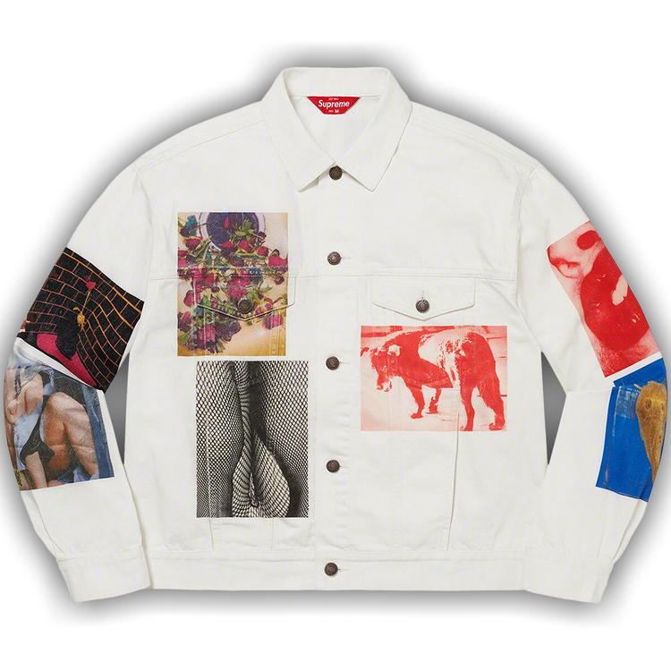Buy Supreme Daidō Moriyama Denim Trucker Jacket 'White' - SS22J21