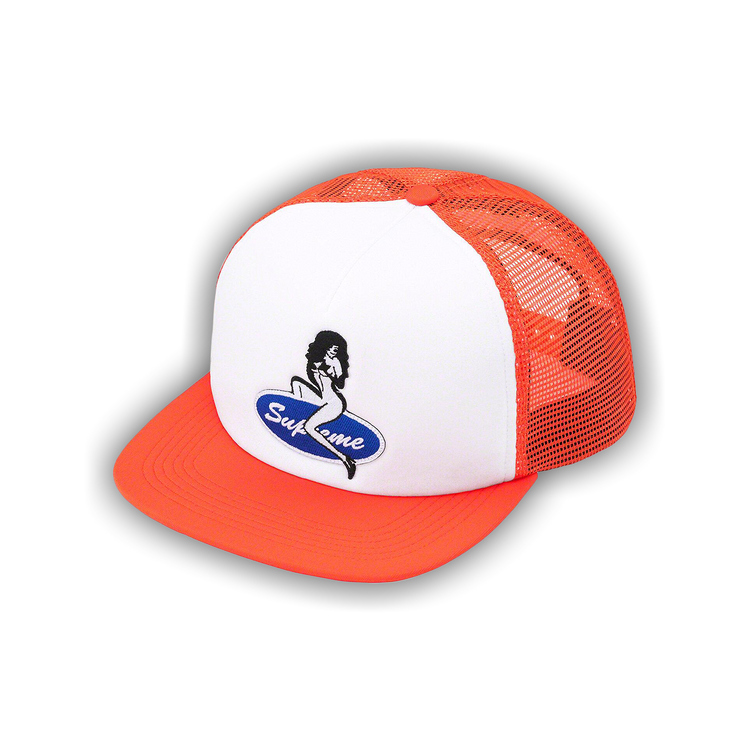 Supreme Pin Up Mesh Back 5-Panel 'Orange'