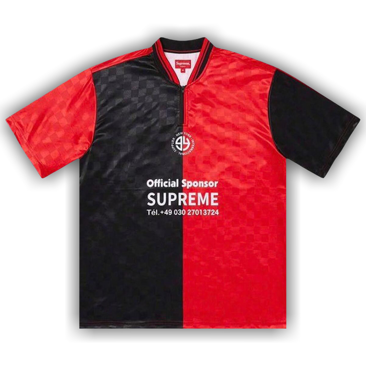 Buy Supreme Split Soccer Jersey 'Black' - FW22KN9 BLACK | GOAT