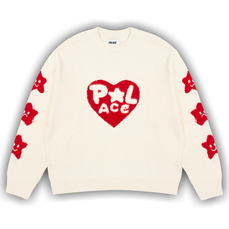 Buy Palace Cosy Knit 'Soft White' - P27KW010 | GOAT UK