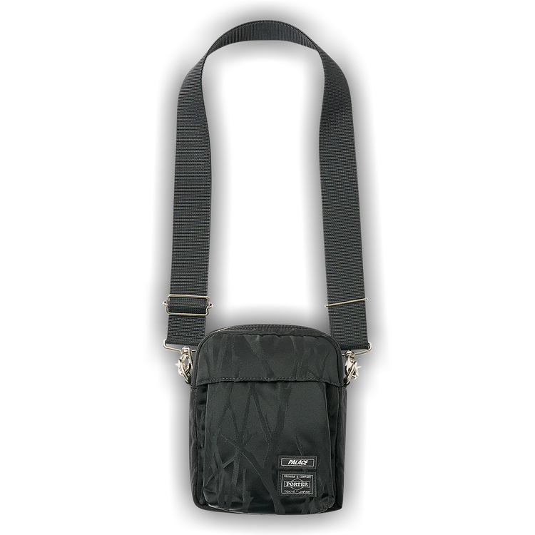 バッグ Palace Porter 2 way shoulder bag black Palace Porter 2way Shoulder Bag Black Wave Dye - Palace