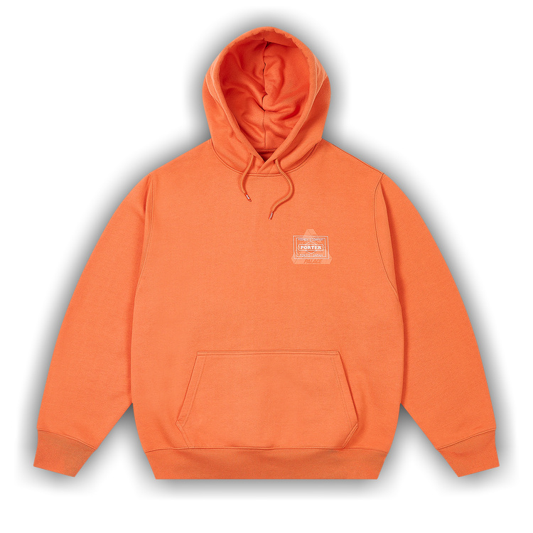 未使用！PALACE PORTER LOGO HOOD ORANGE パーカー 【公式通販】