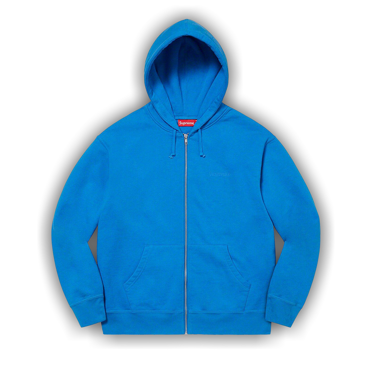 Buy Supreme Lakshmi Zip Up Hooded Sweatshirt 'Bright Blue