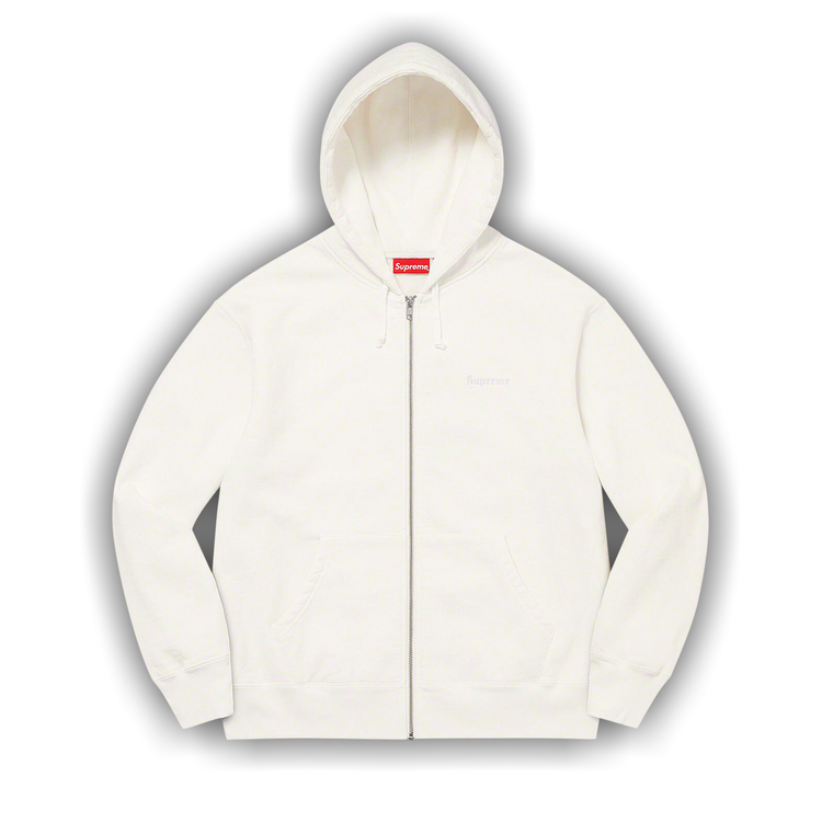 Buy Supreme Lakshmi Zip Up Hooded Sweatshirt 'White