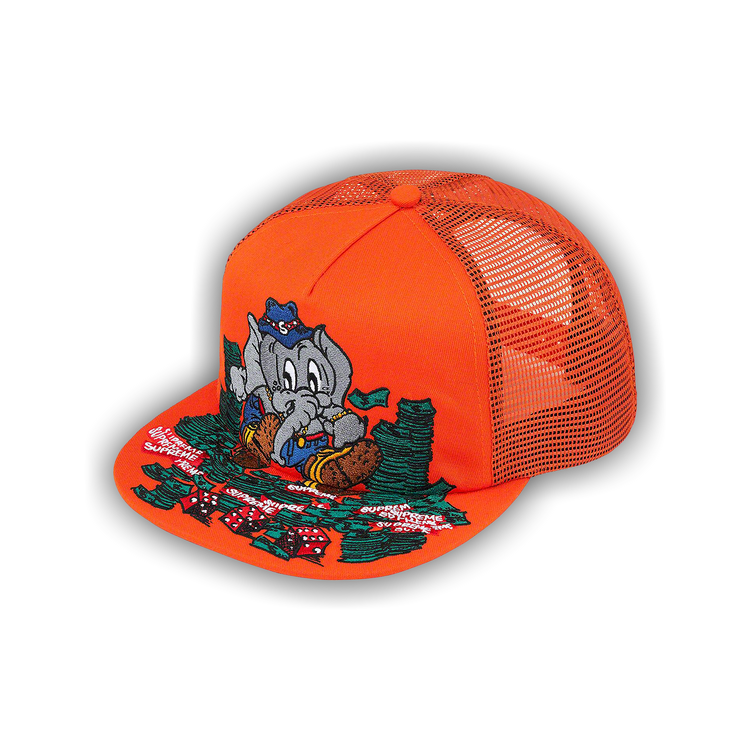 Buy Supreme Elephant Mesh Back 5-Panel 'Orange' - FW22H124 ORANGE