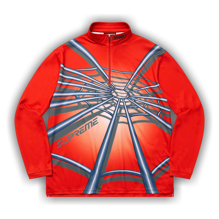 Buy Supreme x Spyder Web Half Zip Pullover 'Red' - FW22KN7 RED | GOAT
