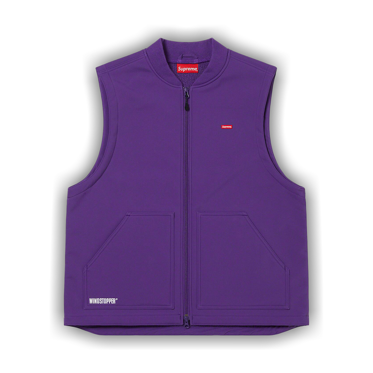 Buy Supreme x WINDSTOPPER Work Vest 'Dark Purple' - FW22J106 DARK