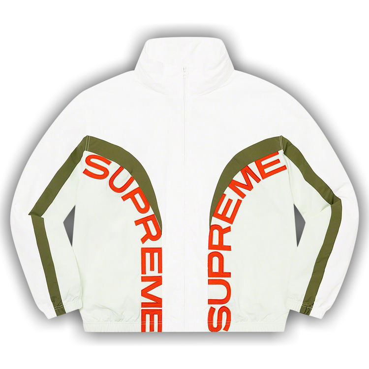 Size xl Supreme Curve Track Jacket 'White'