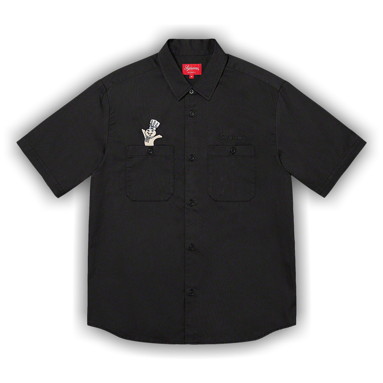 Buy Supreme Doughboy Short-Sleeve Work Shirt 'Black' - FW22S25