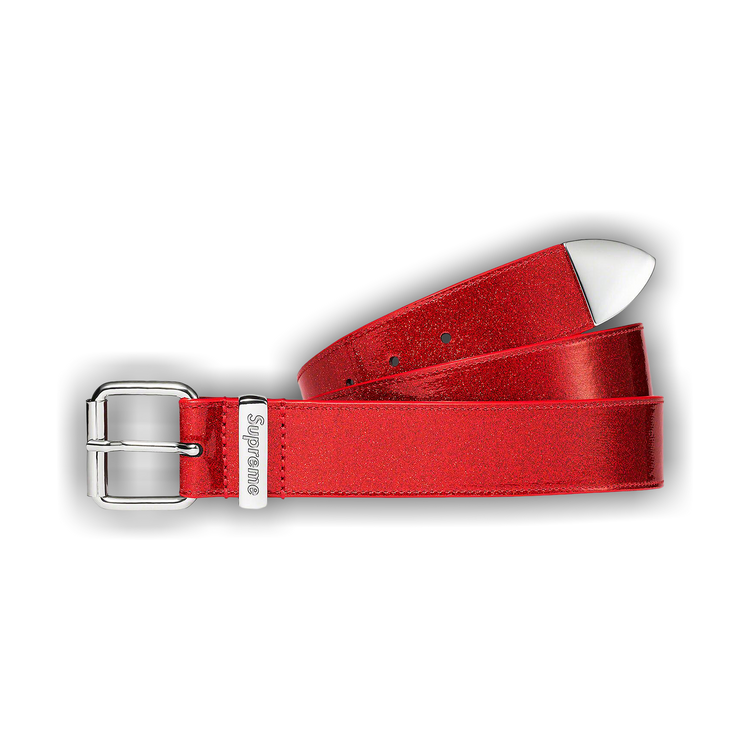 Buy Supreme Glitter Vinyl Ranger Belt 'Red' - FW22A49 RED | GOAT