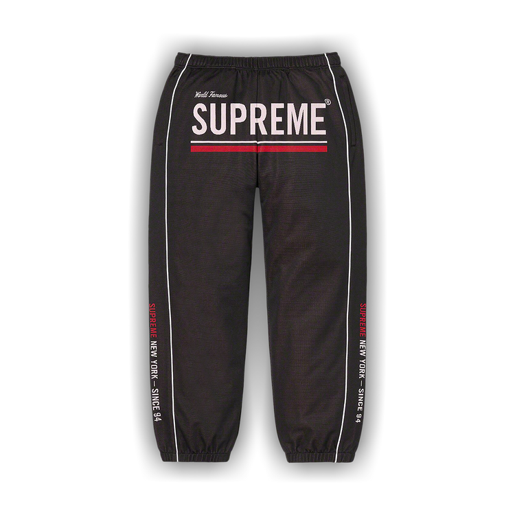 Buy Supreme World Famous Jacquard Track Pant 'Black' - FW22P65