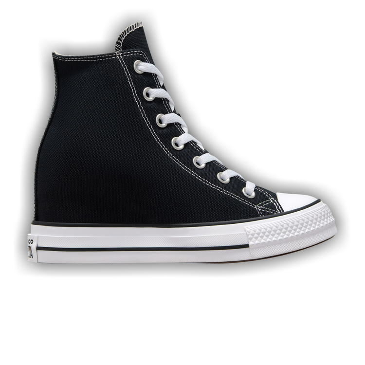 Buy Wmns Chuck Taylor All Star Wedge Platform High Black Red Navy A11909C GOAT
