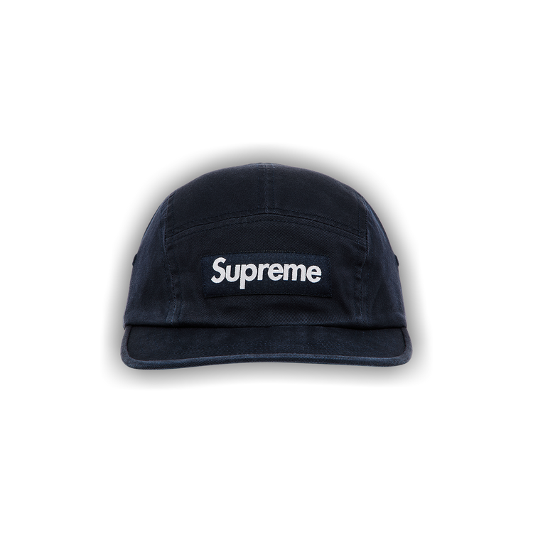 Buy Supreme Washed Chino Twill Camp Cap 'Navy' - FW24H7 NAVY | GOAT