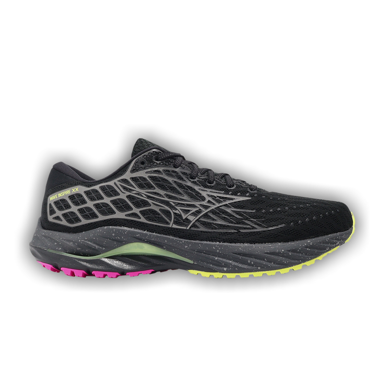 Buy Mizuno Wave Inspire 20 'Black Sunny Lime' - J1GC246401 | GOAT