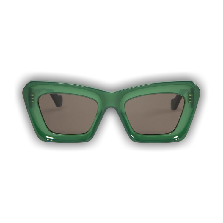 【送料&関税込】Loewe Lw40145i Anagram 96e Shiny Dark Green Loewe Anagram LW40145I 96E Sunglasses - US