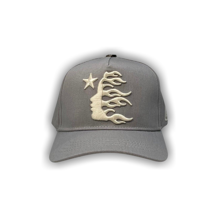Buy Hellstar OG Logo Snapback Hat 'Grey' - HS01HAT002 GREY
