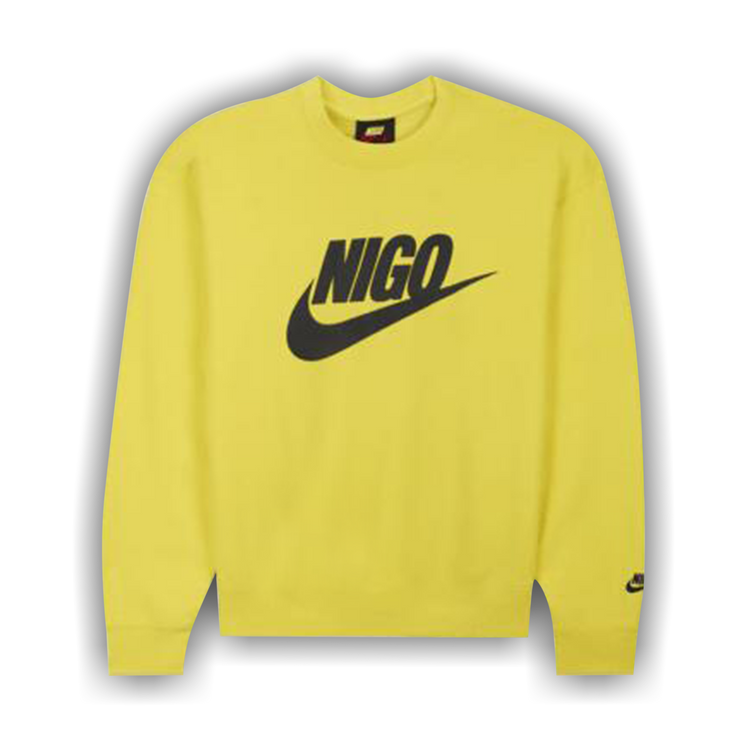 Nike yellow sweater shop
