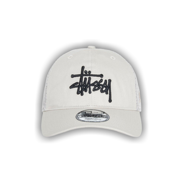 Buy Stussy New Era 9TWENTY Basic Trucker 'Stone' - 1311126 STON | GOAT