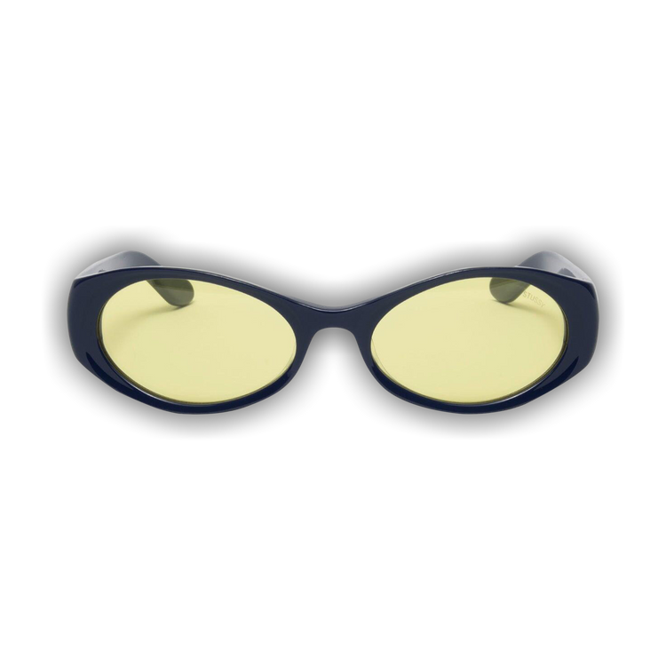Buy Stussy Tracy Sunglasses 'Marine/Yellow' - 338390 MARI | GOAT